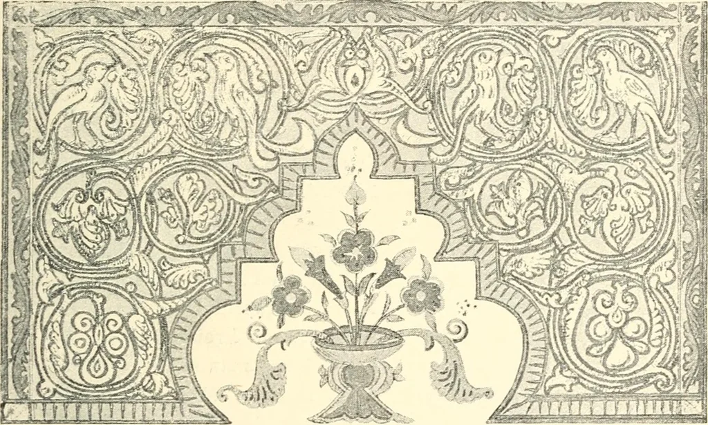 An illustration from Stilfragen : Grundlegungen zu einer Geschichte der Ornamentik, 1893, leaf 352