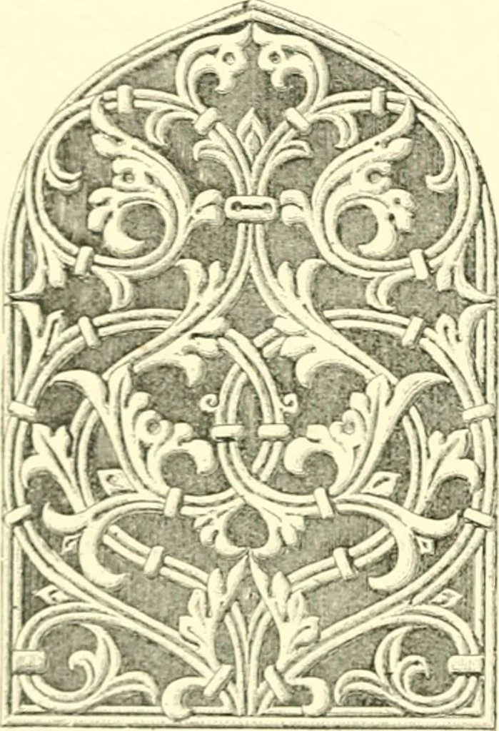 An illustration from Stilfragen : Grundlegungen zu einer Geschichte der Ornamentik, 1893, leaf 353