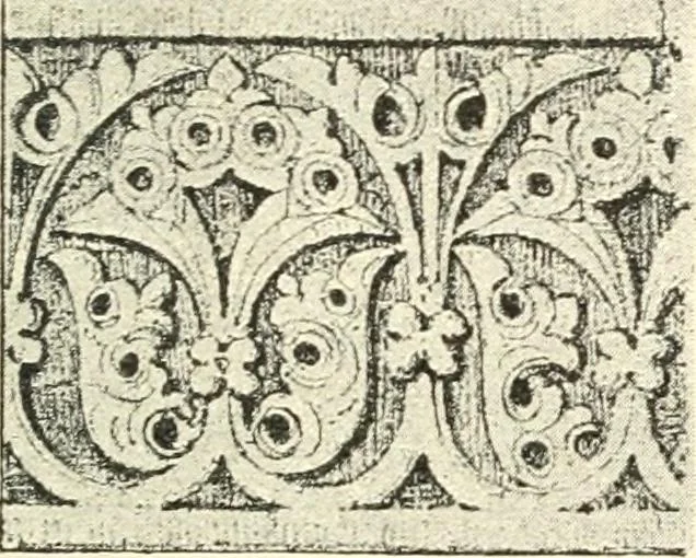 An illustration from Stilfragen : Grundlegungen zu einer Geschichte der Ornamentik, 1893, leaf 354