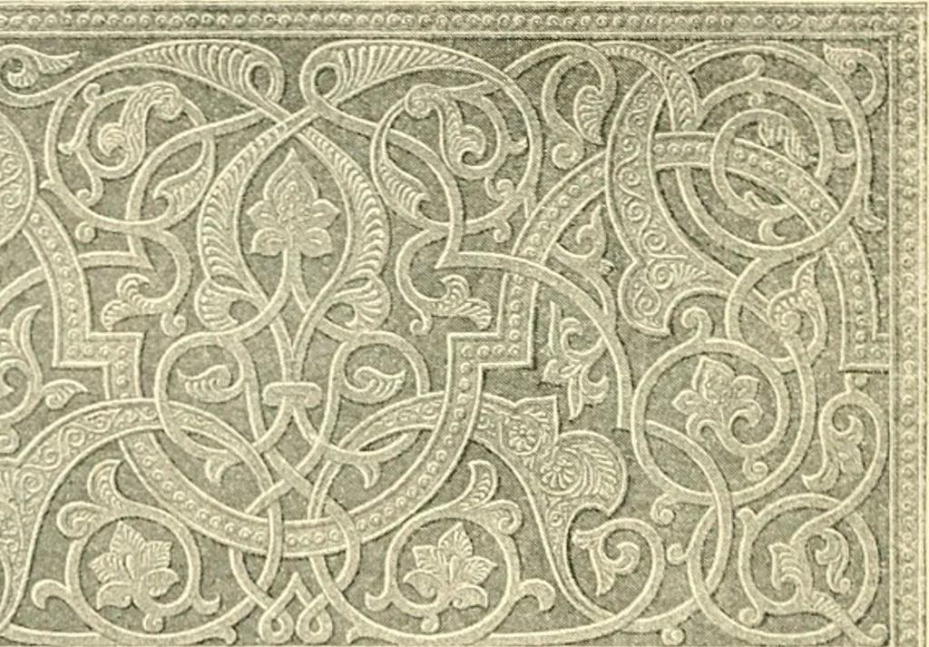 An illustration from Stilfragen : Grundlegungen zu einer Geschichte der Ornamentik, 1893, leaf 355