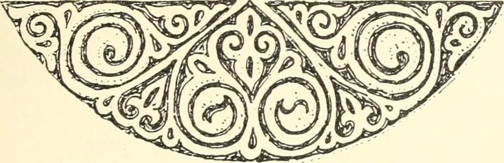 An illustration from Stilfragen : Grundlegungen zu einer Geschichte der Ornamentik, 1893, leaf 358