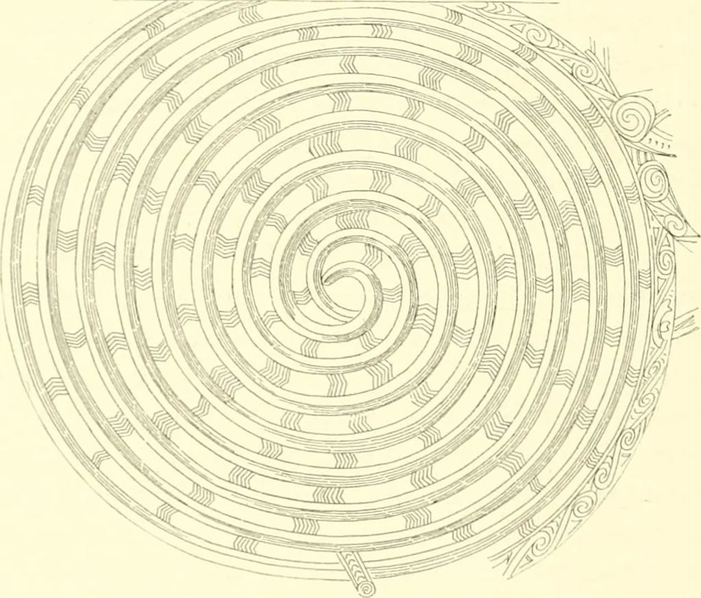 An illustration from Stilfragen : Grundlegungen zu einer Geschichte der Ornamentik, 1893, leaf 99