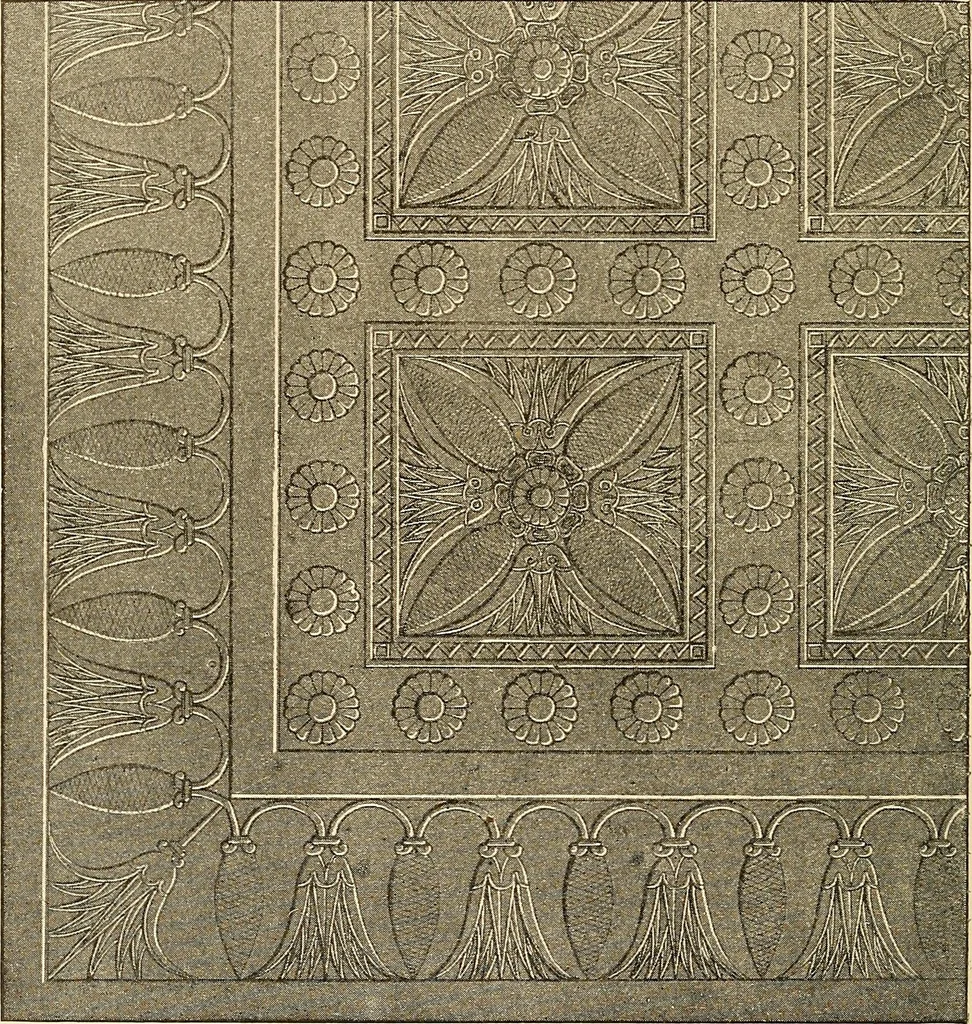 An illustration from Stilfragen : Grundlegungen zu einer Geschichte der Ornamentik, 1893, leaf 117