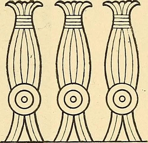 An illustration from Stilfragen : Grundlegungen zu einer Geschichte der Ornamentik, 1893, leaf 120
