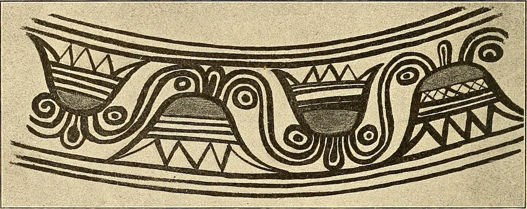 An illustration from Stilfragen : Grundlegungen zu einer Geschichte der Ornamentik, 1893, leaf 147