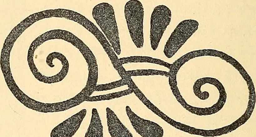 An illustration from Stilfragen : Grundlegungen zu einer Geschichte der Ornamentik, 1893, leaf 181