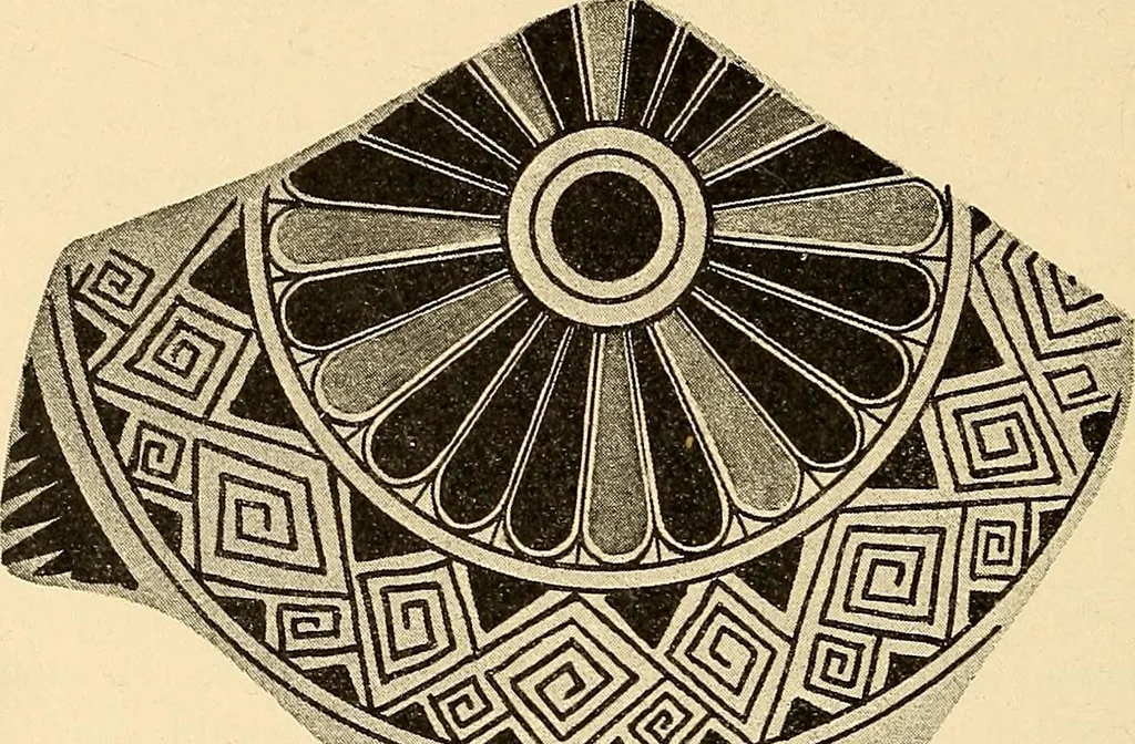 An illustration from Stilfragen : Grundlegungen zu einer Geschichte der Ornamentik, 1893, leaf 189