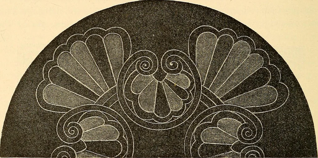 An illustration from Stilfragen : Grundlegungen zu einer Geschichte der Ornamentik, 1893, leaf 193
