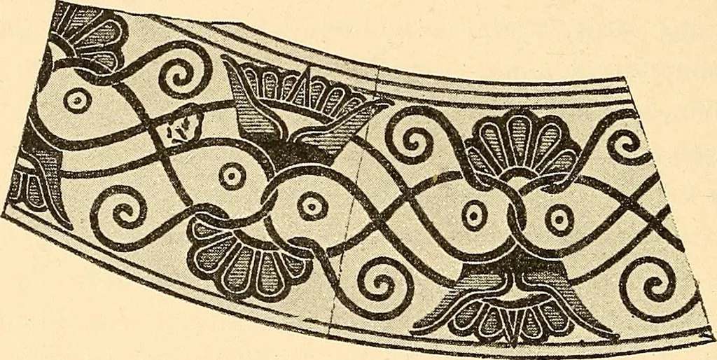 An illustration from Stilfragen : Grundlegungen zu einer Geschichte der Ornamentik, 1893, leaf 203