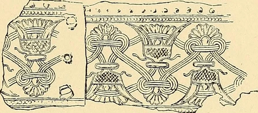 An illustration from Stilfragen : Grundlegungen zu einer Geschichte der Ornamentik, 1893, leaf 204