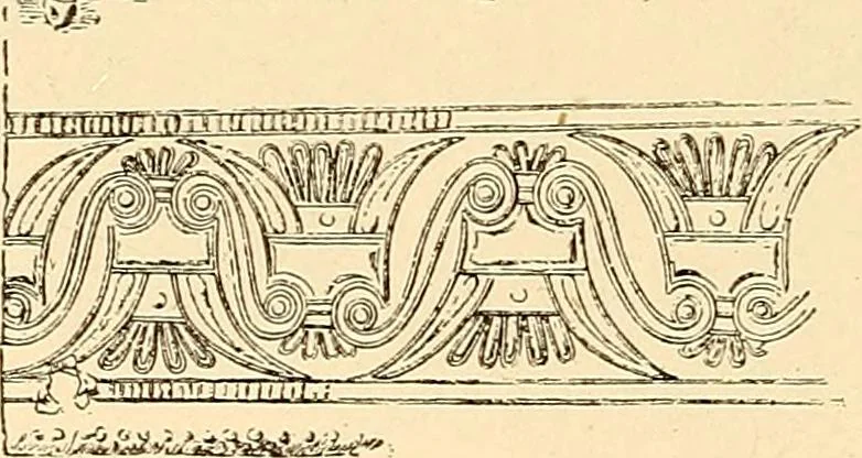 An illustration from Stilfragen : Grundlegungen zu einer Geschichte der Ornamentik, 1893, leaf 205