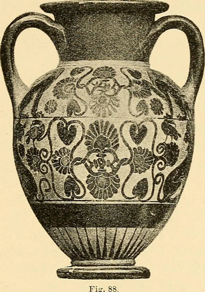 An illustration from Stilfragen : Grundlegungen zu einer Geschichte der Ornamentik, 1893, leaf 210