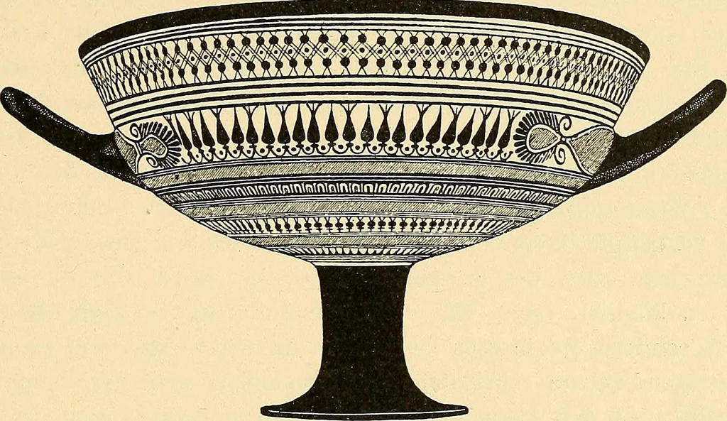 An illustration from Stilfragen : Grundlegungen zu einer Geschichte der Ornamentik, 1893, leaf 214