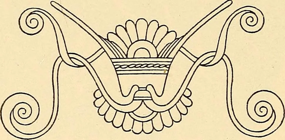 An illustration from Stilfragen : Grundlegungen zu einer Geschichte der Ornamentik, 1893, leaf 223