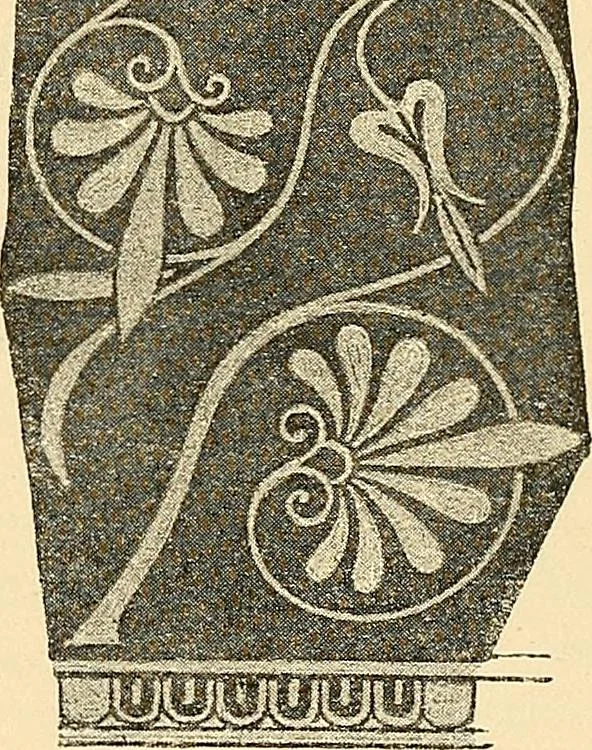 An illustration from Stilfragen : Grundlegungen zu einer Geschichte der Ornamentik, 1893, leaf 226