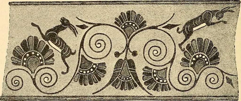 An illustration from Stilfragen : Grundlegungen zu einer Geschichte der Ornamentik, 1893, leaf 229