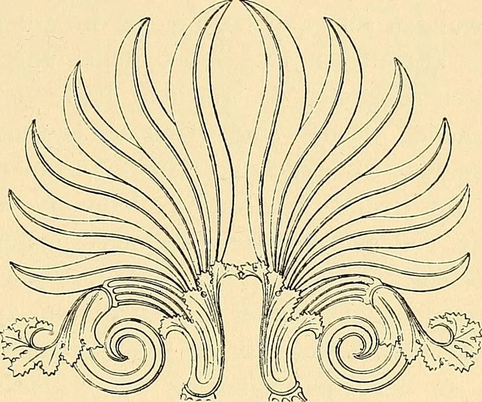An illustration from Stilfragen : Grundlegungen zu einer Geschichte der Ornamentik, 1893, leaf 234