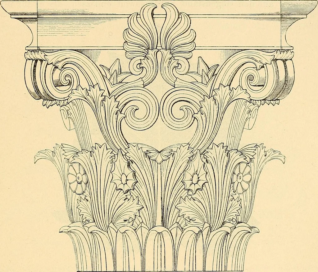 An illustration from Stilfragen : Grundlegungen zu einer Geschichte der Ornamentik, 1893, leaf 236