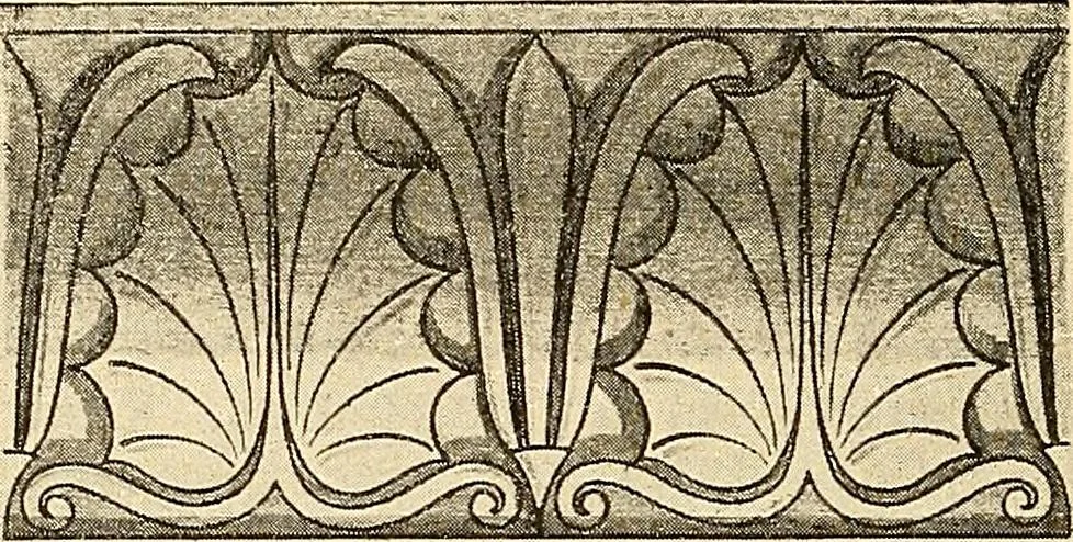 An illustration from Stilfragen : Grundlegungen zu einer Geschichte der Ornamentik, 1893, leaf 243