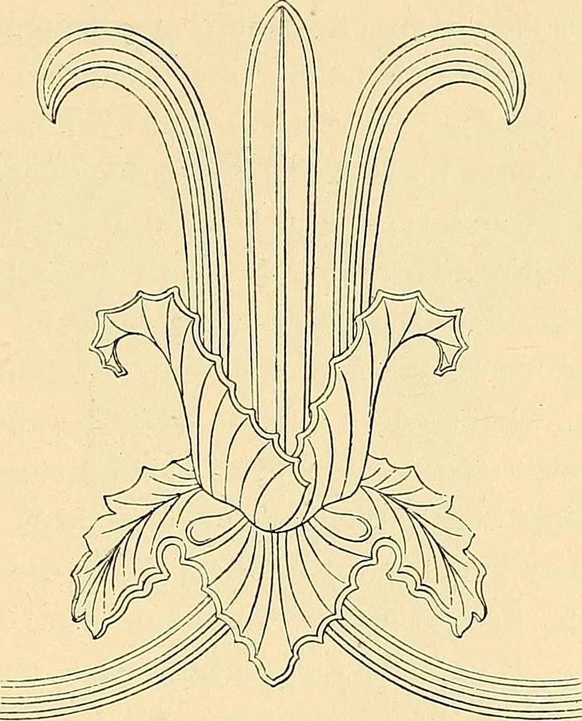 An illustration from Stilfragen : Grundlegungen zu einer Geschichte der Ornamentik, 1893, leaf 246
