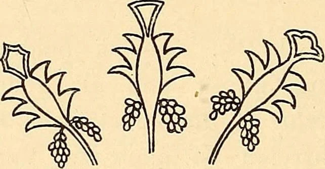 An illustration from Stilfragen : Grundlegungen zu einer Geschichte der Ornamentik, 1893, leaf 261