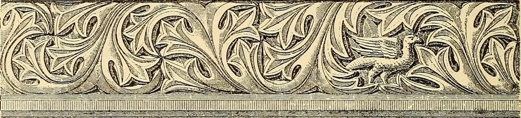 An illustration from Stilfragen : Grundlegungen zu einer Geschichte der Ornamentik, 1893, leaf 299