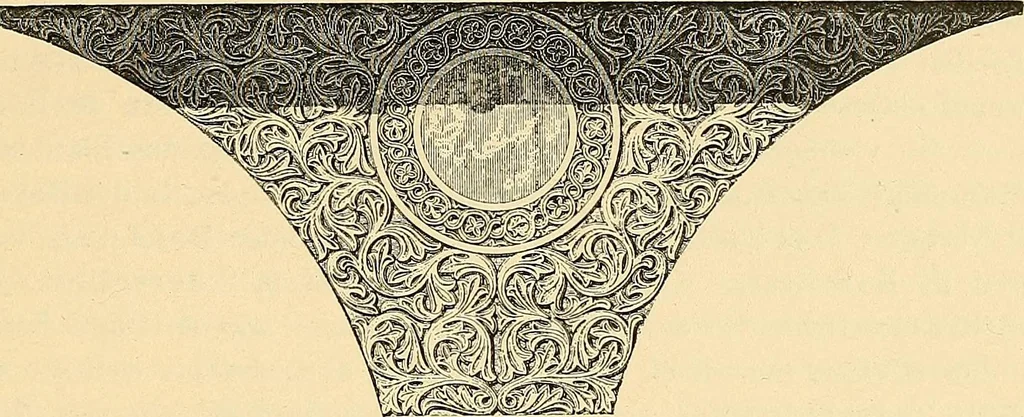An illustration from Stilfragen : Grundlegungen zu einer Geschichte der Ornamentik, 1893, leaf 304