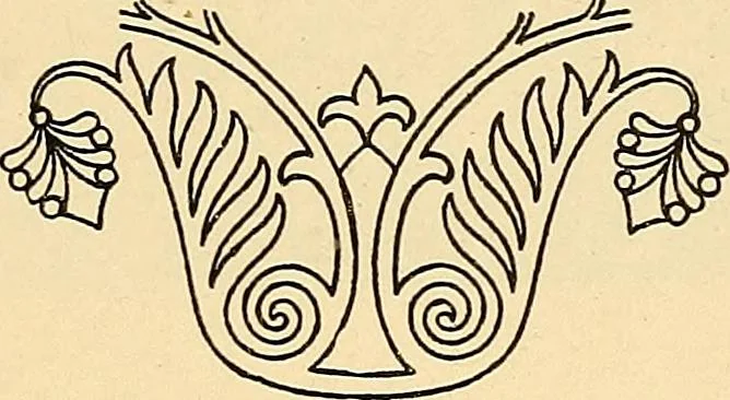 An illustration from Stilfragen : Grundlegungen zu einer Geschichte der Ornamentik, 1893, leaf 312