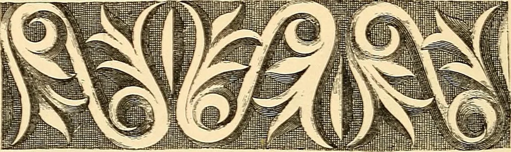 An illustration from Stilfragen : Grundlegungen zu einer Geschichte der Ornamentik, 1893, leaf 313