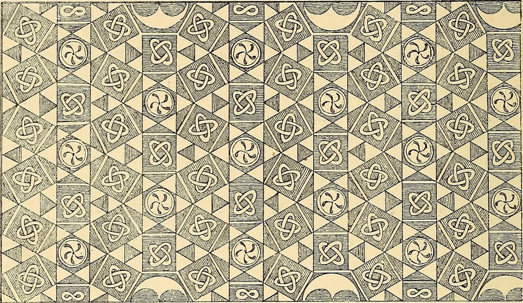 An illustration from Stilfragen : Grundlegungen zu einer Geschichte der Ornamentik, 1893, leaf 333