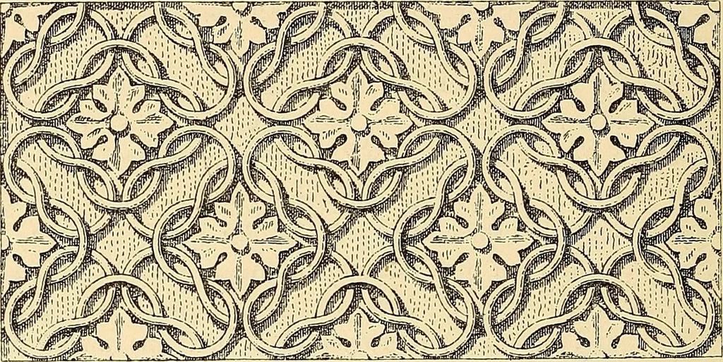 An illustration from Stilfragen : Grundlegungen zu einer Geschichte der Ornamentik, 1893, leaf 339