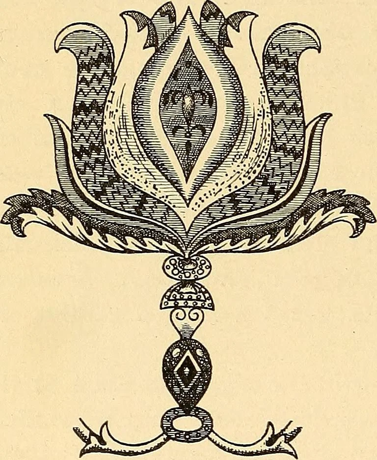 An illustration from Stilfragen : Grundlegungen zu einer Geschichte der Ornamentik, 1893, leaf 365