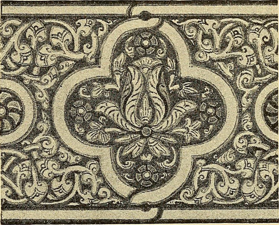 An illustration from Stilfragen : Grundlegungen zu einer Geschichte der Ornamentik, 1893, leaf 366