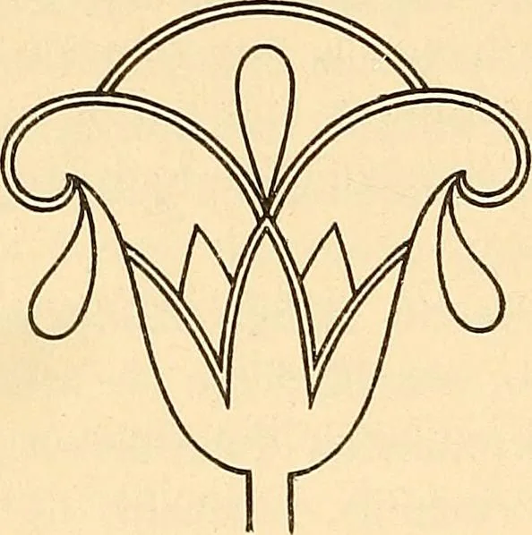 An illustration from Stilfragen : Grundlegungen zu einer Geschichte der Ornamentik, 1893, leaf 87