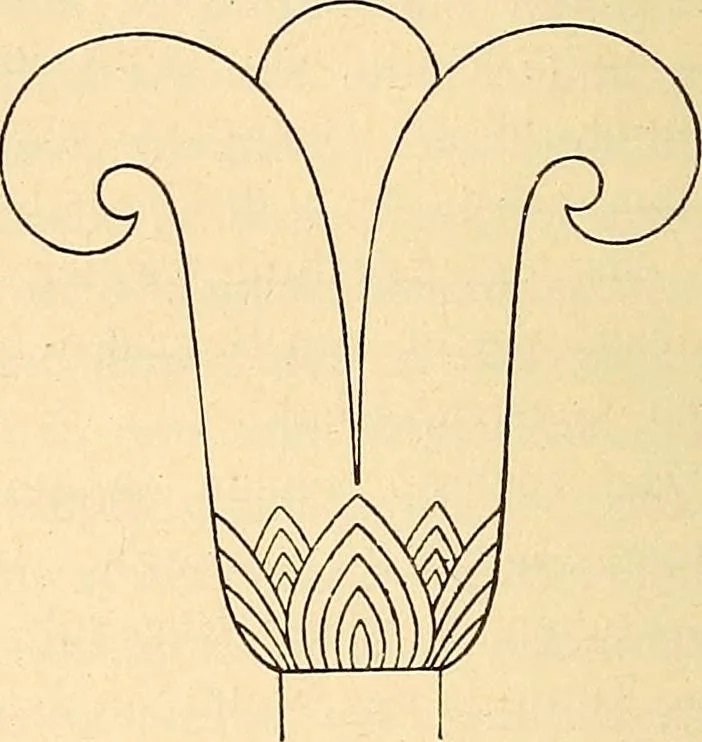 An illustration from Stilfragen : Grundlegungen zu einer Geschichte der Ornamentik, 1893, leaf 87