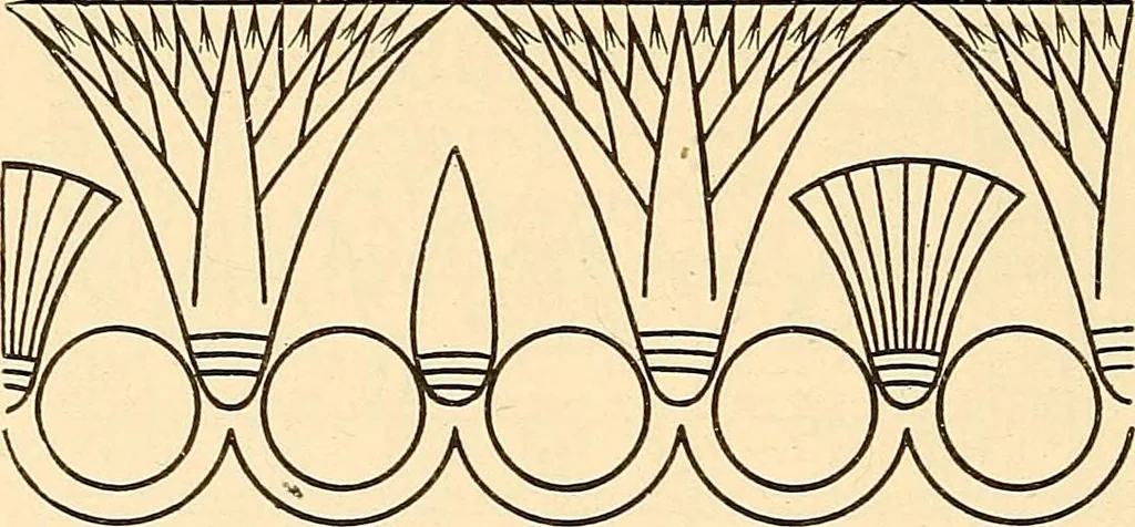 An illustration from Stilfragen : Grundlegungen zu einer Geschichte der Ornamentik, 1893, leaf 91