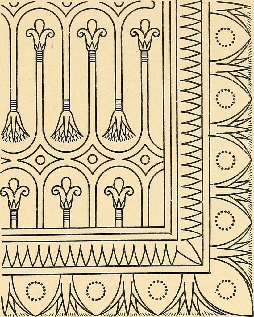 An illustration from Stilfragen : Grundlegungen zu einer Geschichte der Ornamentik, 1893, leaf 92