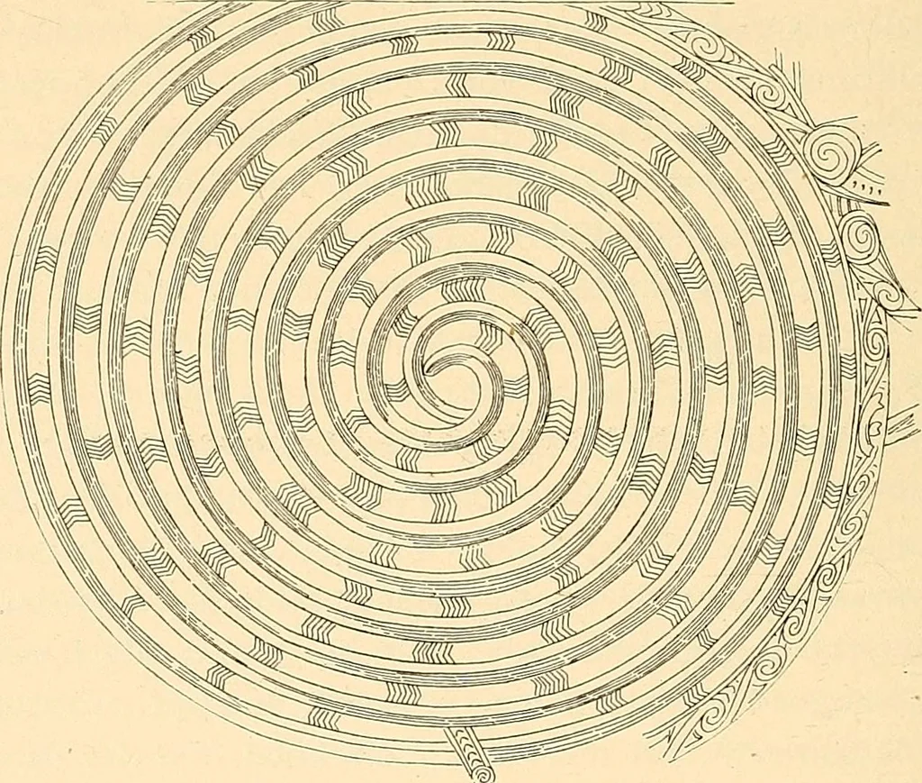 An illustration from Stilfragen : Grundlegungen zu einer Geschichte der Ornamentik, 1893, leaf 99