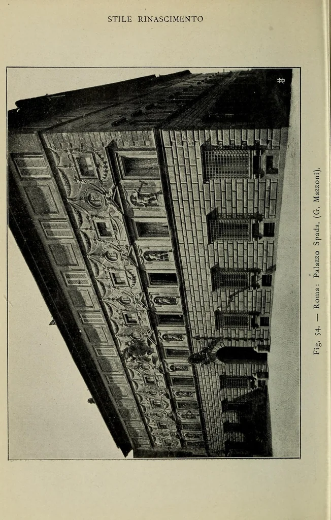 An illustration from Stili di architettura; con 114 illustrazioni disegnate dall'autore e 64 tavole fuori testo, 1914, leaf 138