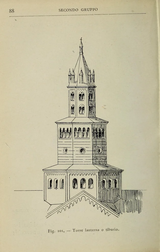 An illustration from Stili di architettura; con 114 illustrazioni disegnate dall'autore e 64 tavole fuori testo, 1914, leaf 212