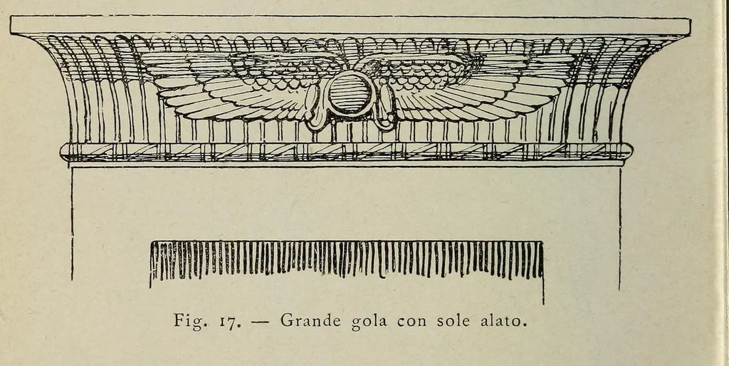 An illustration from Stili di architettura; con 114 illustrazioni disegnate dall'autore e 64 tavole fuori testo, 1914, leaf 50