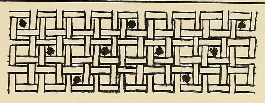 An illustration from Stitch patterns & design for embroidery, 1929, leaf 15