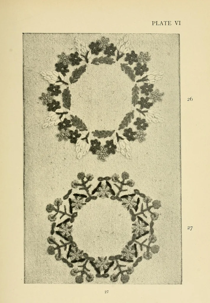 An illustration from Stitch patterns & design for embroidery, 1929, leaf 39