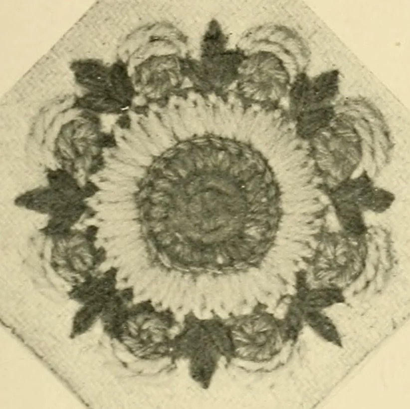 An illustration from Stitch patterns & design for embroidery, 1929, leaf 49
