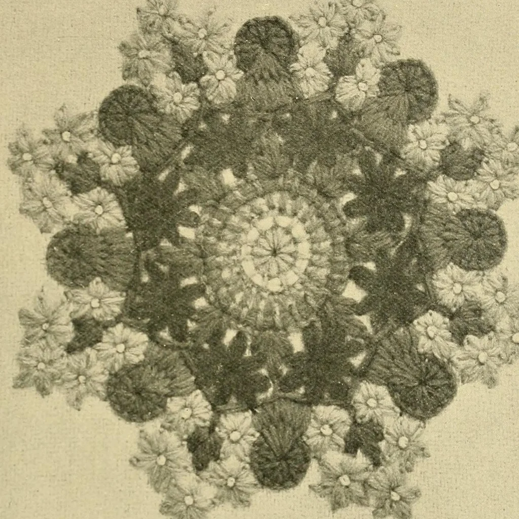 An illustration from Stitch patterns & design for embroidery, 1929, leaf 51