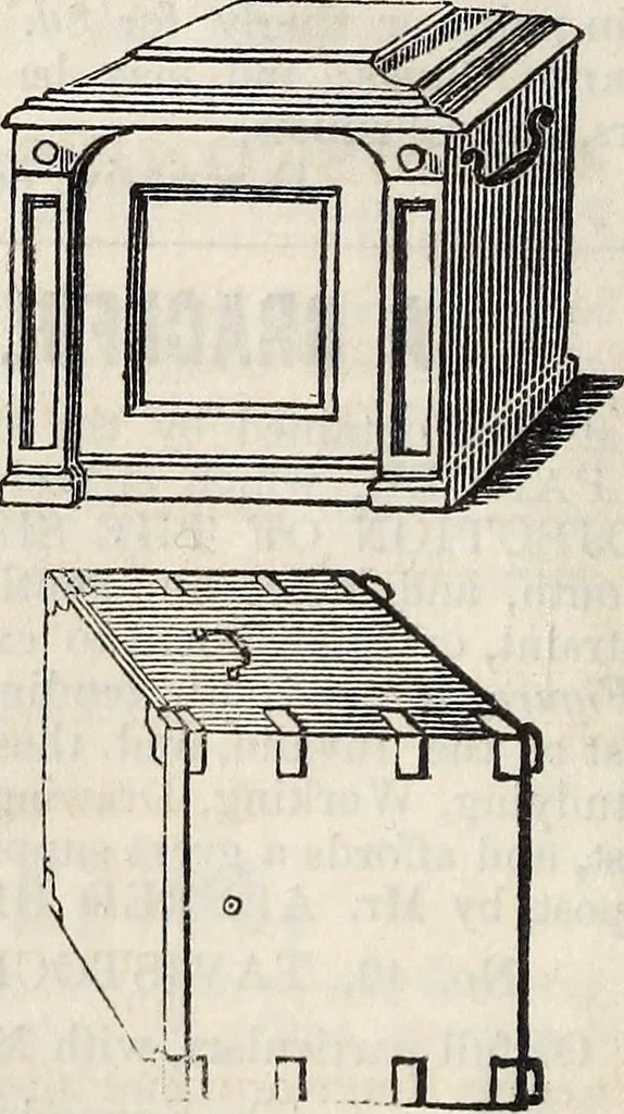 An illustration from The St. James's magazine, and heraldic and historical register, 1850, leaf 13