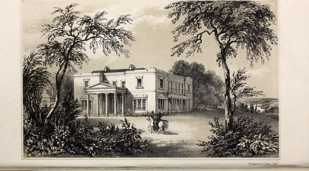 An illustration from The St. James's magazine, and heraldic and historical register, 1850, leaf 167