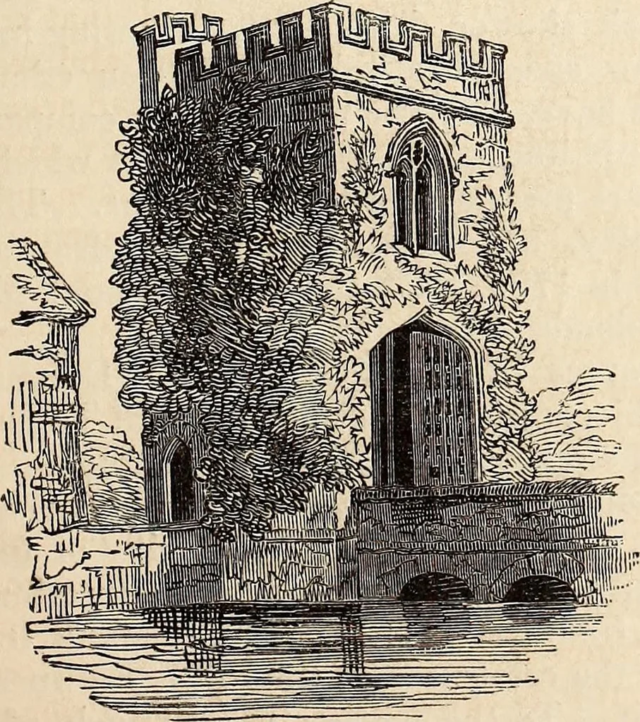 An illustration from The St. James's magazine, and heraldic and historical register, 1850, leaf 28