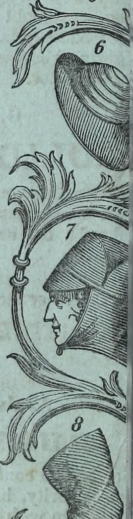 An illustration from The St. James's magazine, and heraldic and historical register, 1850, leaf 287