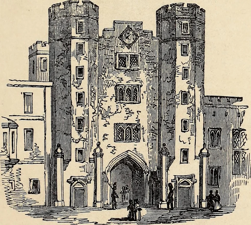 An illustration from The St. James's magazine, and heraldic and historical register, 1850, leaf 4